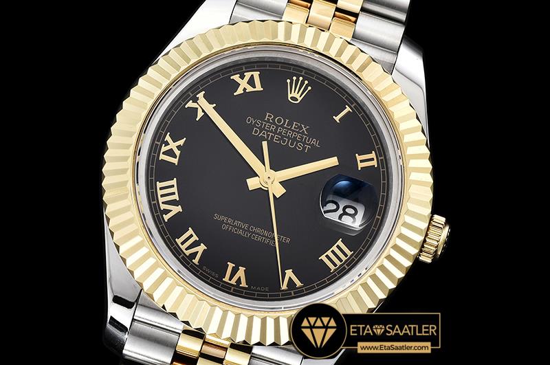 R2DJ0211B - DJ2 41mm Jub Flt YGSS Black Roman BP A3235 Mod 01.jpg modelleri R2DJ0211B - DJ2 41mm Jub Flt YGSS Black Roman BP A3235 Mod - 01.jpg